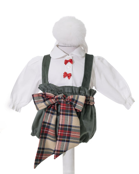 SALOPETTE E CAMICIA IM24C354 VERDE ISABEL&MARTINEZ 