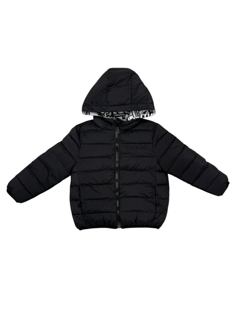 GIUBBOTTO REVERSIBILE IN NYLON GBICE6311B NERO ICEBERG 