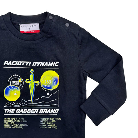 T-SHIRT IN COTONE TSP6314B NERO BTS 4US 