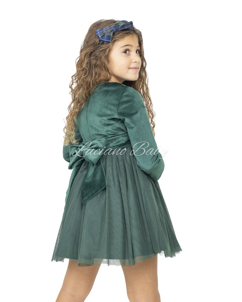 ABITO IN VELLUTO E TULLE 564400ML 0019## AMAYA 