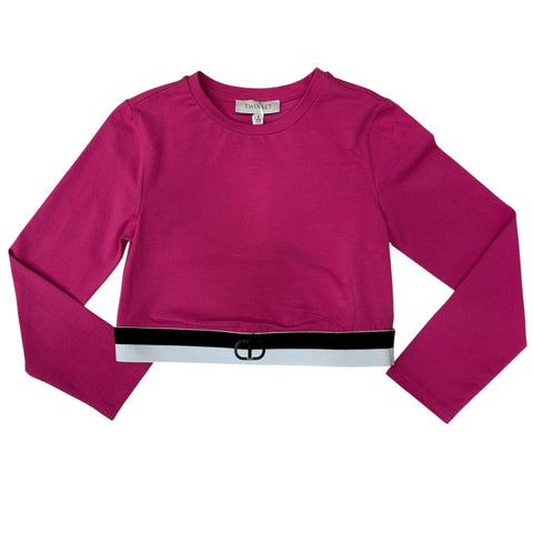 T-SHIRT IN COTONE 252GJ2322 00338 TWIN SET 