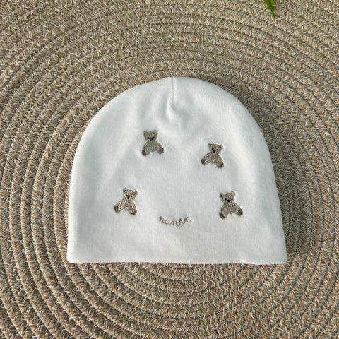 CAPPELLO IN CINIGLIA I25018PCB BIANCO NANAN 
