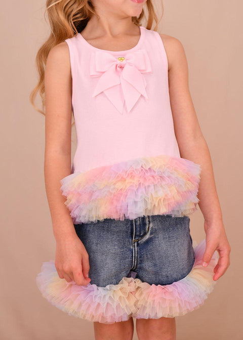 COMPLETO CANOTTA E SHORT RENATA/GIGI SHORT PALE PINK ANGEL'S FACE 