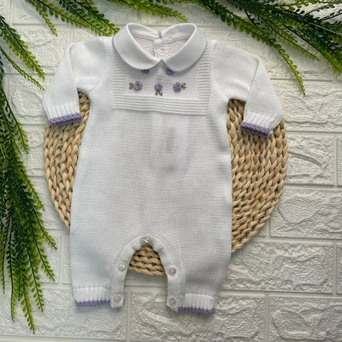 TUTINA E BABBUCCE IN FILO LT1006/LSC1006 B.CO/LILLA LA SARTORIA DEI PICCOLI 