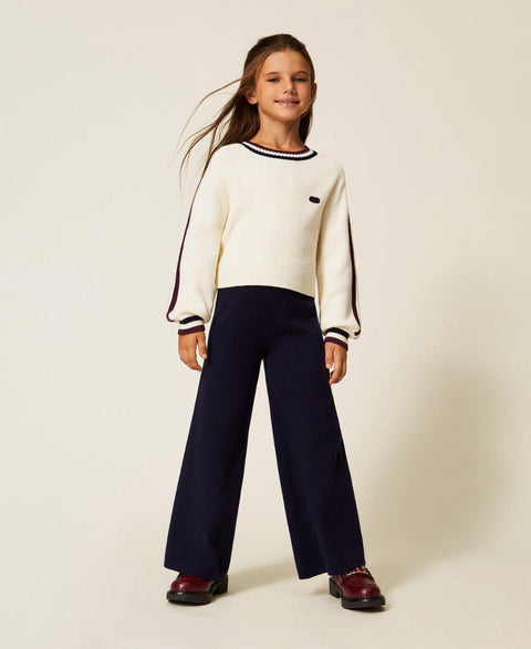 PANTALONE IN VISCOSA 252GJ3031 11956 TWIN SET 