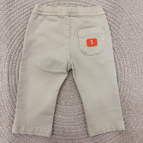 PANTALONE IN COTONE TIP26086PA BEIGE TRUSSARDI 