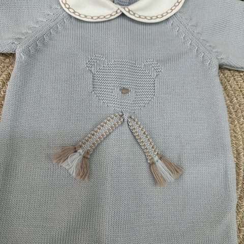 TUTINA E BABBUCCE IN LANA IN5310/IN53S CIELO/TORTORA MARLU 