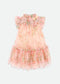 ABITO IN TULLE A FIORI MARIGOLD PEACH ANGELS FACE 