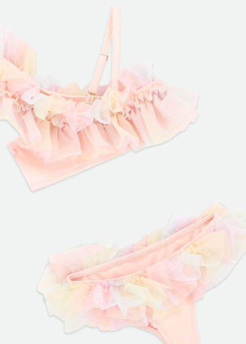 BIKINI CON TULLE MULTICOLOR ATHENS PALE PINK ANGEL'S FACE 