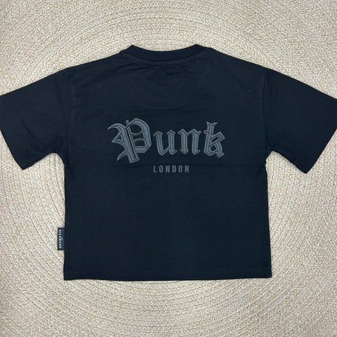 T-SHIRT OVER IN COTONE RBA25025TS BLACK RICHMOND 