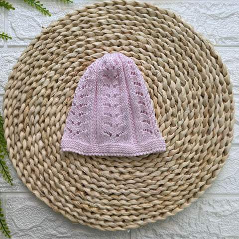 CAPPELLO IN FILO LK1054 ROSA LA SARTORIA DEI PICCOLI 