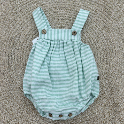 SALOPETTE IN COTONE 32548 MENTA CALAMARO 