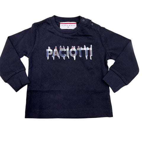 T-SHIRT IN COTONE TSP6360B BLU PACIOTTI 4US 