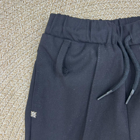 PANTALONE IN LANA E VISCOSA RBA25162PA BLACK RICHMOND 