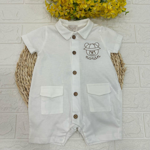 PAGLIACCETTO IN COTONE E25103 BIANCO NANAN 