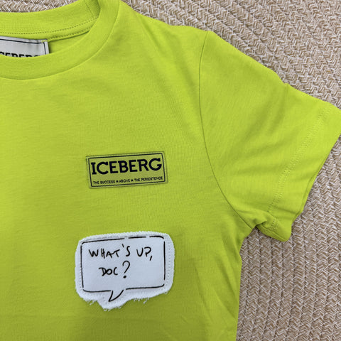 T-SHIRT IN COTONE TSICE6112J LIME ICEBERG 
