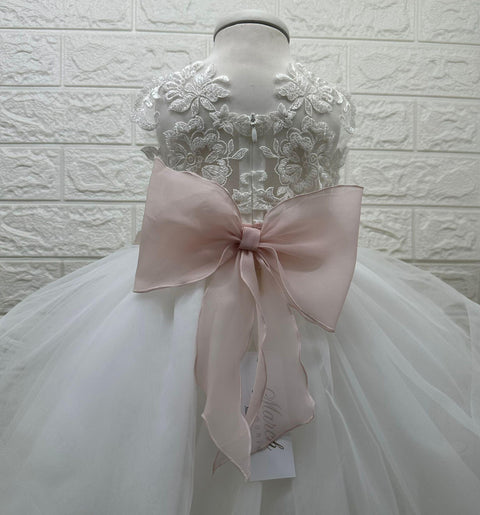 ABITO PIZZO E TULLE 2446 ABITO U# MARCH 