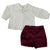 COMPLETO CAMICIA E SHORT 11248 B/B CALAMARO 