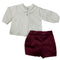 COMPLETO CAMICIA E SHORT 11248 B/B CALAMARO 