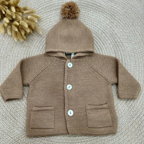 Cappotto in lana 045223 NOCCIOLA# MAGLIFICIO DI VERONA 
