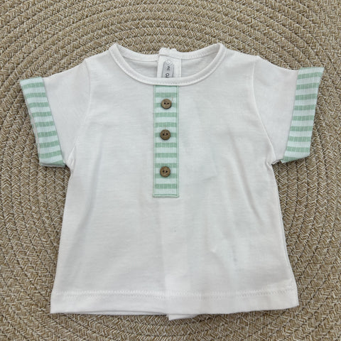 COMPLETO IN COTONE 11304 MENTA CALAMARO 