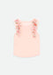 COMPLETO CANOTTA E GONNA IN TULLE A FIORI TONI/GEORGIAN PEACH ANGELS FACE 