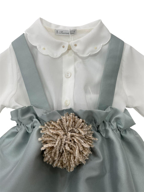 SALOPETTE E CAMICIA 125911 VERDE BARCELLINO 