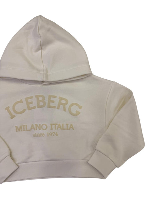 FELPA CROP FELPATA MFICE6336J OFF WHITE ICEBERG 