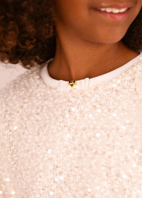 COMPLETO TWEED E PAILLETTES CEDAR/JANICE SNOWDROP ANGEL'S FACE 