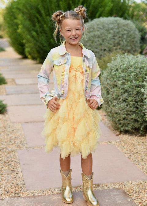 GIUBBOTTO IN JEANS MULTICOLOR GIGI JACKET MULTI ANGEL'S FACE 