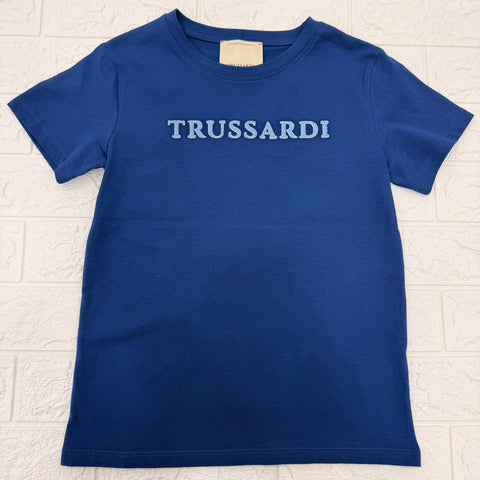T-SHIRT IN COTONE TBP26038TS BLU TRUSSARDI 