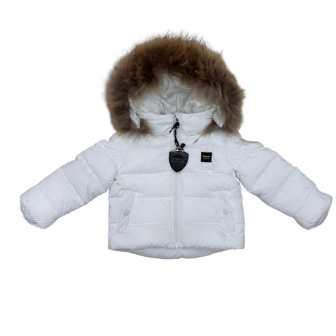 GIUBBOTTO CON PELLICCIA NATURALE 25WBBXC02450 005183 100 BLAUER 