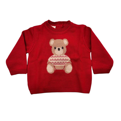 MAGLIONE IN LANA 048622 ROSSO MAGLIFICIO DI VERONA 