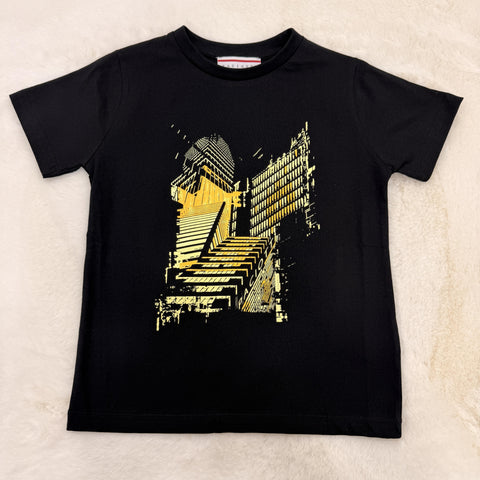 T-SHIRT IN COTONE TSP6151J NERO PACIOTTI 4US 