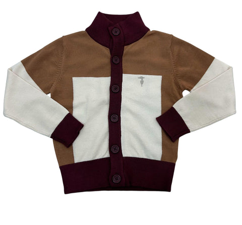 CARDIGAN IN VISCOSA TBA25048CD NEW ECRU TRUSSARDI 