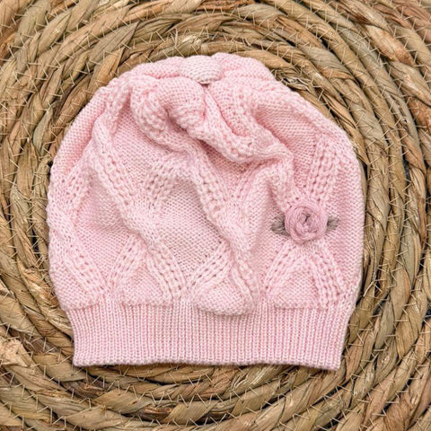 CAPPELLO IN LANA IN2471BT ROSA MARLU 
