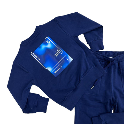 TUTA FELPATA COMP6308J BLU BTS 4US 