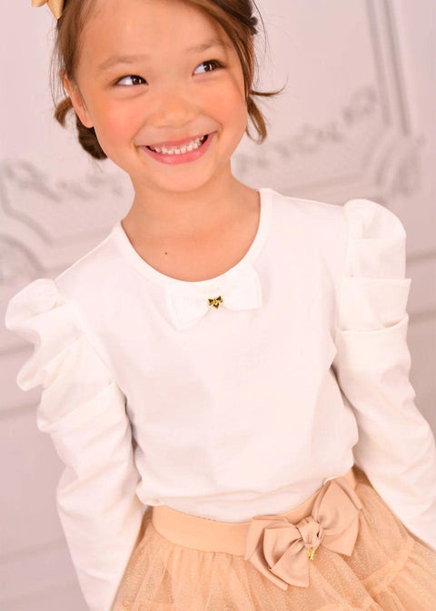 T-SHIRT IN COTONE AUBREY SNOWDROP ANGEL'S FACE 