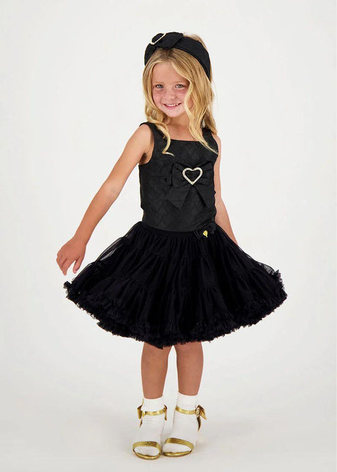 GONNA IN TULLE PIXIE BLACK ANGEL'S FACE 