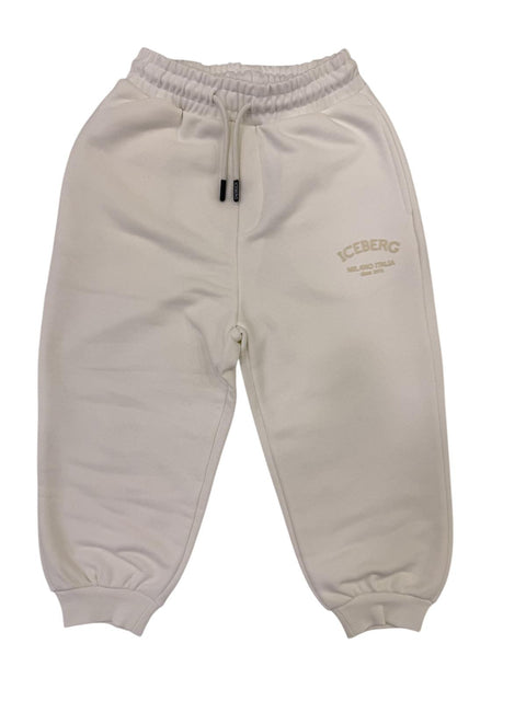 PANTALONE FELPATO PFICE6310J OFF WHITE ICEBERG 
