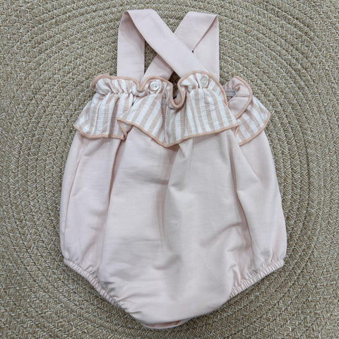 SALOPETTE IN COTONE 32547 ROSA CALAMARO 