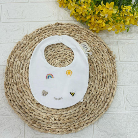 BAVETTA IN COTONE E25013 BIANCO NANAN 