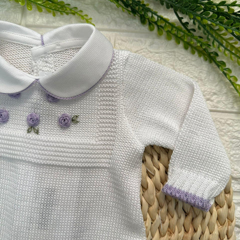 TUTINA E BABBUCCE IN FILO LT1006/LSC1006 B.CO/LILLA LA SARTORIA DEI PICCOLI 