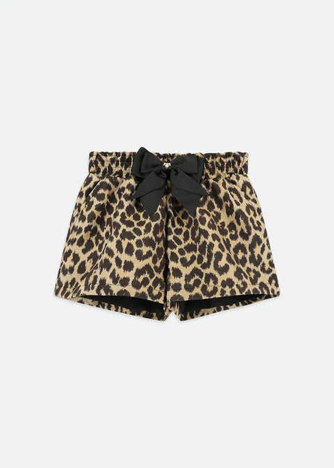 SHORT MACULATO RUTHIE BLACK LEOPARD ANGEL'S FACE 