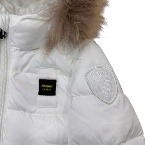 GIUBBOTTO CON PELLICCIA NATURALE 25WBBXC02450 005183 100 BLAUER 