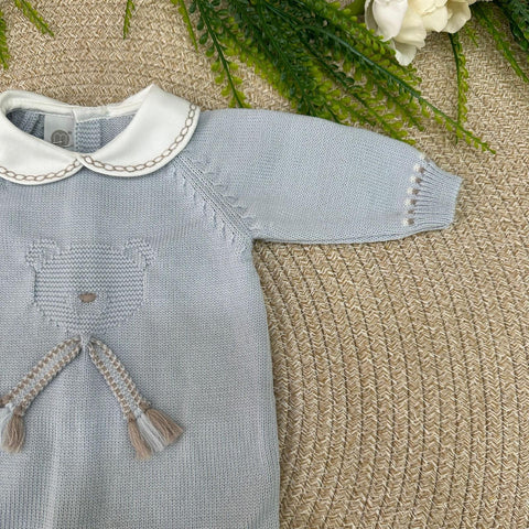 TUTINA E BABBUCCE IN LANA IN5310/IN53S CIELO/TORTORA MARLU 