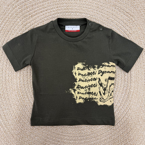 T-SHIRT IN COTONE TSP6114B MILITARE BTS PACIOTTI 