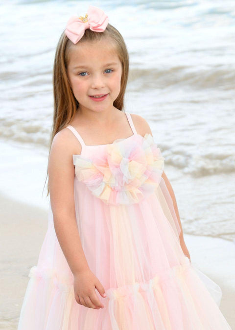 ABITO IN TULLE MULTICOLOR ROSHEEN RAINBOW ANGELS FACE 