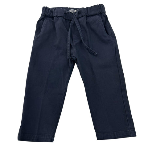 PANTALONE CON ELASTICO MR3168 BLU## MANUEL RITZ 