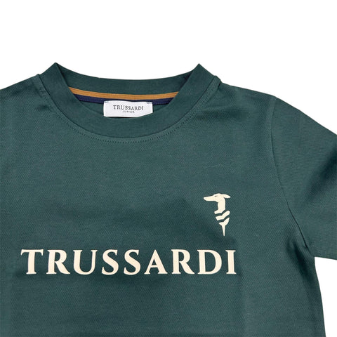 T-SHIRT IN PIQUET TBA25057TS PINENEEDLE TRUSSARDI 